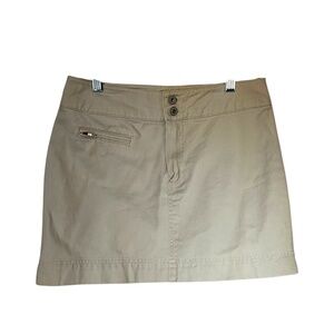 Vintage Y2K Gap Khaki Denim Low-Rise Mini Skirt 29 waist